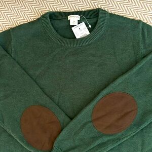 Jcrew Factory Boys Elbow Patch Sweater